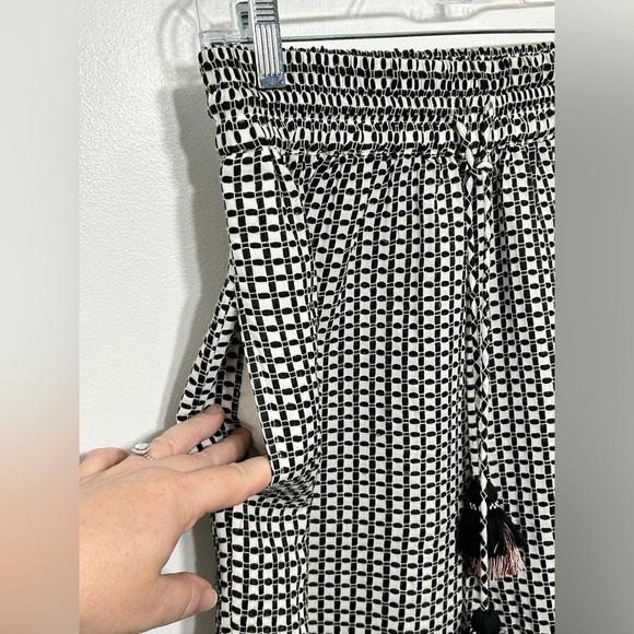 Ollari Anthropologie Boho Tassel Jogger Pants - Picture 9 of 14